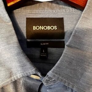 Bonobos Slim Fit Blue Shirt like new